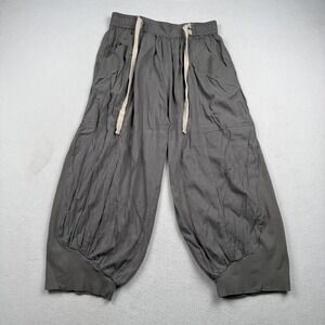 Free People Pants Womens Small Gray Harem Drop Crotch Tapered Jogger Lounge